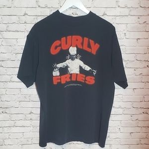 VTG AllSport1996 The Three Stooges Curly Fries Tee